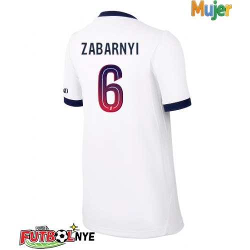 Camiseta Paris Saint-Germain Ilya Zabarnyi #6 Visitante Equipación para mujer 2026-27 manga corta